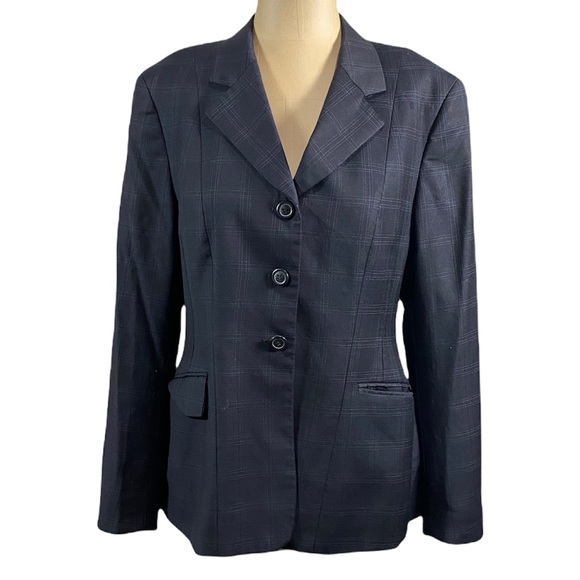 **TAKING BEST OFFER** R.J. CLASSICS PRESTIGE COLLECTION Navy 100% Wool Blazer - Picture 4 of 10